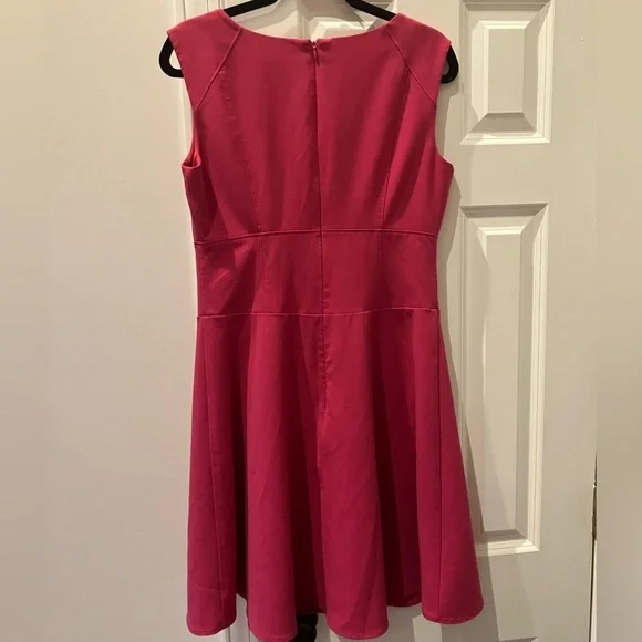 EUC Marc Andrew New York Pink A-line Lined Dress (10) - Picture 2 of 5
